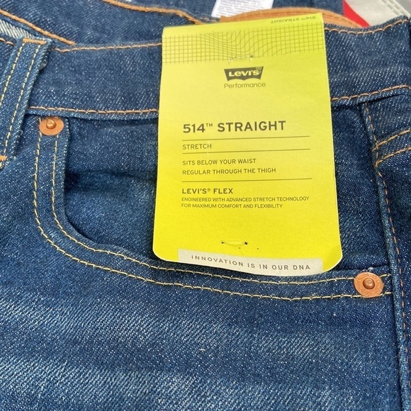 Levi's Men's 514™ Straight Jeans - Dark
Wash 40x30 - Picture 7 of 9